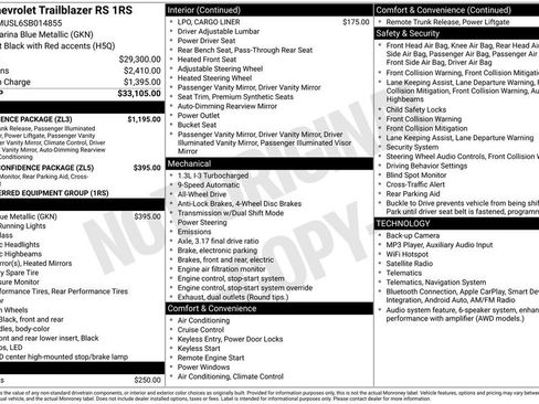 Used 2025 Chevrolet TrailBlazer RS w/ Convenience Package AWD/4WD image 10