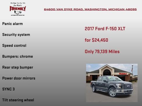 Used 2017 Ford F150 XLT w/ Equipment Group 302A Luxury AWD/4WD image 20