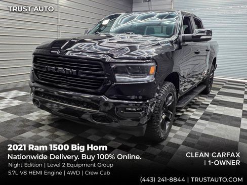 Used 2021 RAM 1500 Big Horn AWD/4WD image 1