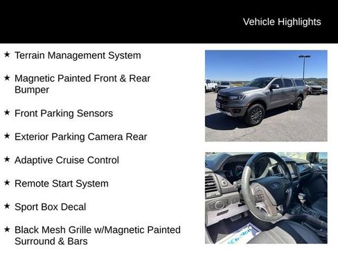 Certified 2023 Ford Ranger Lariat w/ Equipment Group 501A High AWD/4WD image 16
