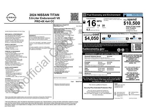 Used 2024 Nissan Titan PRO-4X w/ Pro-4x Convenience Package AWD/4WD image 37