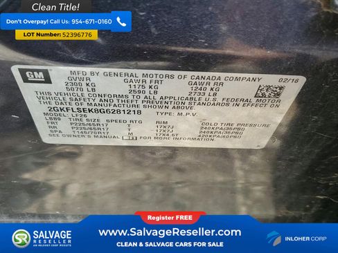 Used 2016 GMC Terrain SLE AWD/4WD image 17
