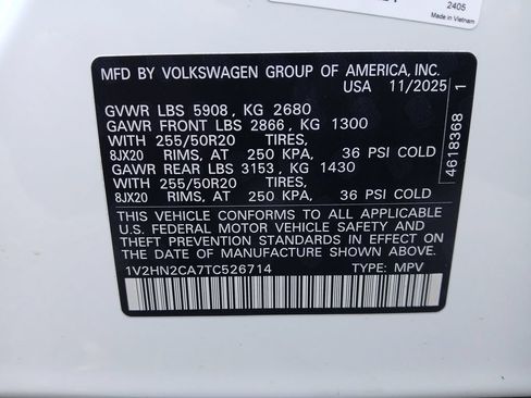 New 2026 Volkswagen Atlas SE AWD/4WD image 28