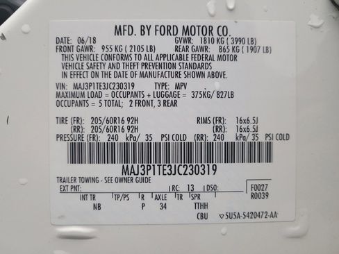 Used 2018 Ford EcoSport SE image 33