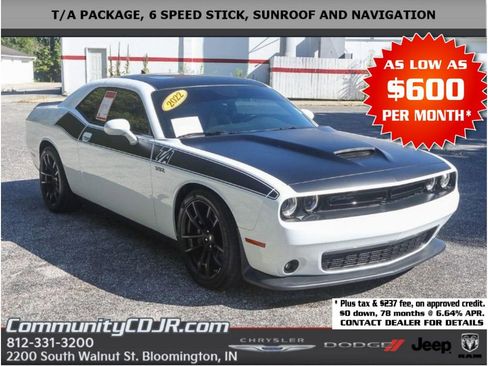 Used 2022 Dodge Challenger R/T Scat Pack w/ T/A Package image 1