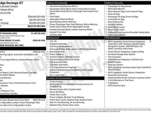 Used 2022 Dodge Durango GT w/ Blacktop Package AWD/4WD image 12