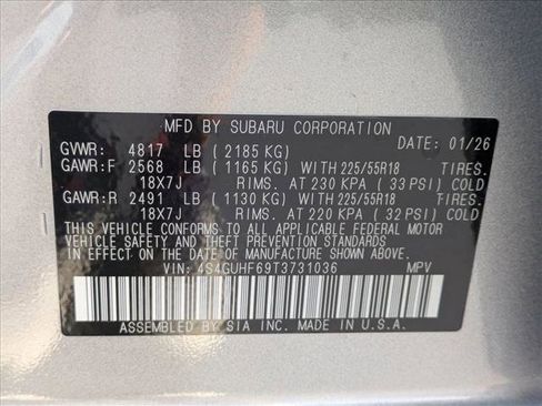 New 2026 Subaru Crosstrek 2.5i Sport w/ Crosstrek Mirror Package AWD/4WD image 19