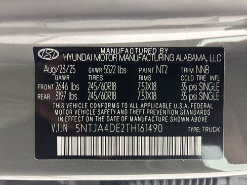 New 2026 Hyundai Santa Cruz SE image 21