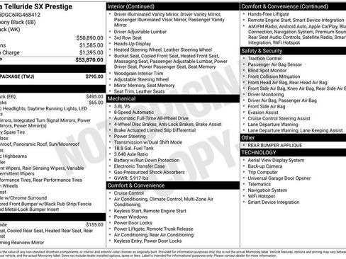Used 2024 Kia Telluride SX Prestige w/ Towing Package image 45