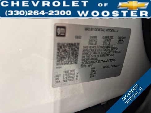 Used 2022 Chevrolet Tahoe RST w/ Luxury Package image 28