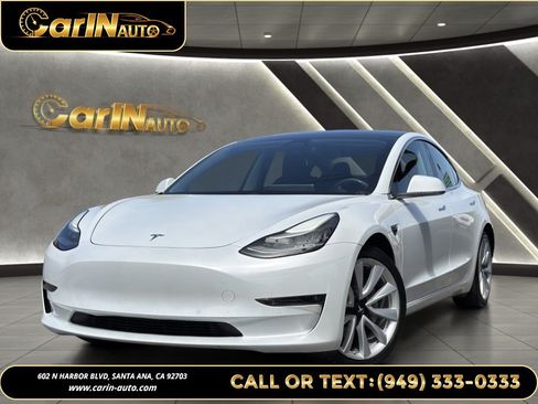 Used 2018 Tesla Model 3 Long Range AWD/4WD image 1