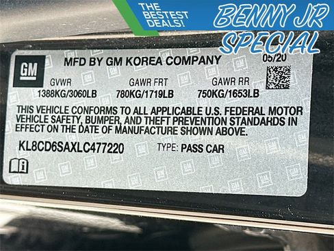 Used 2020 Chevrolet Spark LT image 29