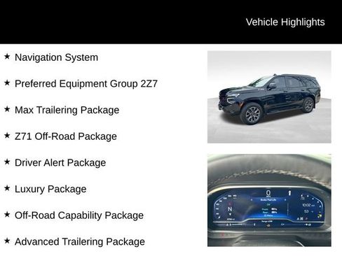 Used 2024 Chevrolet Tahoe Z71 w/ Z71 Off-Road Package AWD/4WD image 7