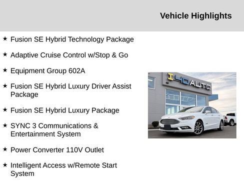 Used 2017 Ford Fusion SE w/ Equipment Group 602A image 2