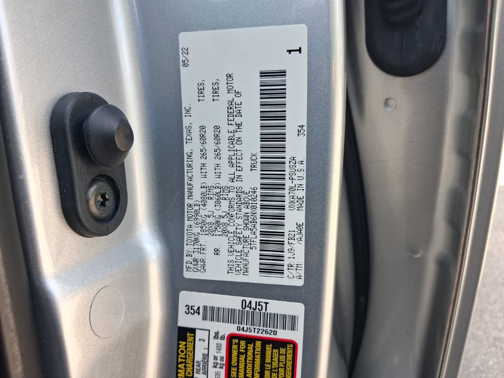 Used 2022 Toyota Tundra SR5 w/ Convenience Package RWD image 14