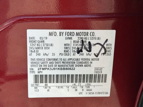 Used 2019 Ford Edge SEL w/ Equipment Group 201A image 30