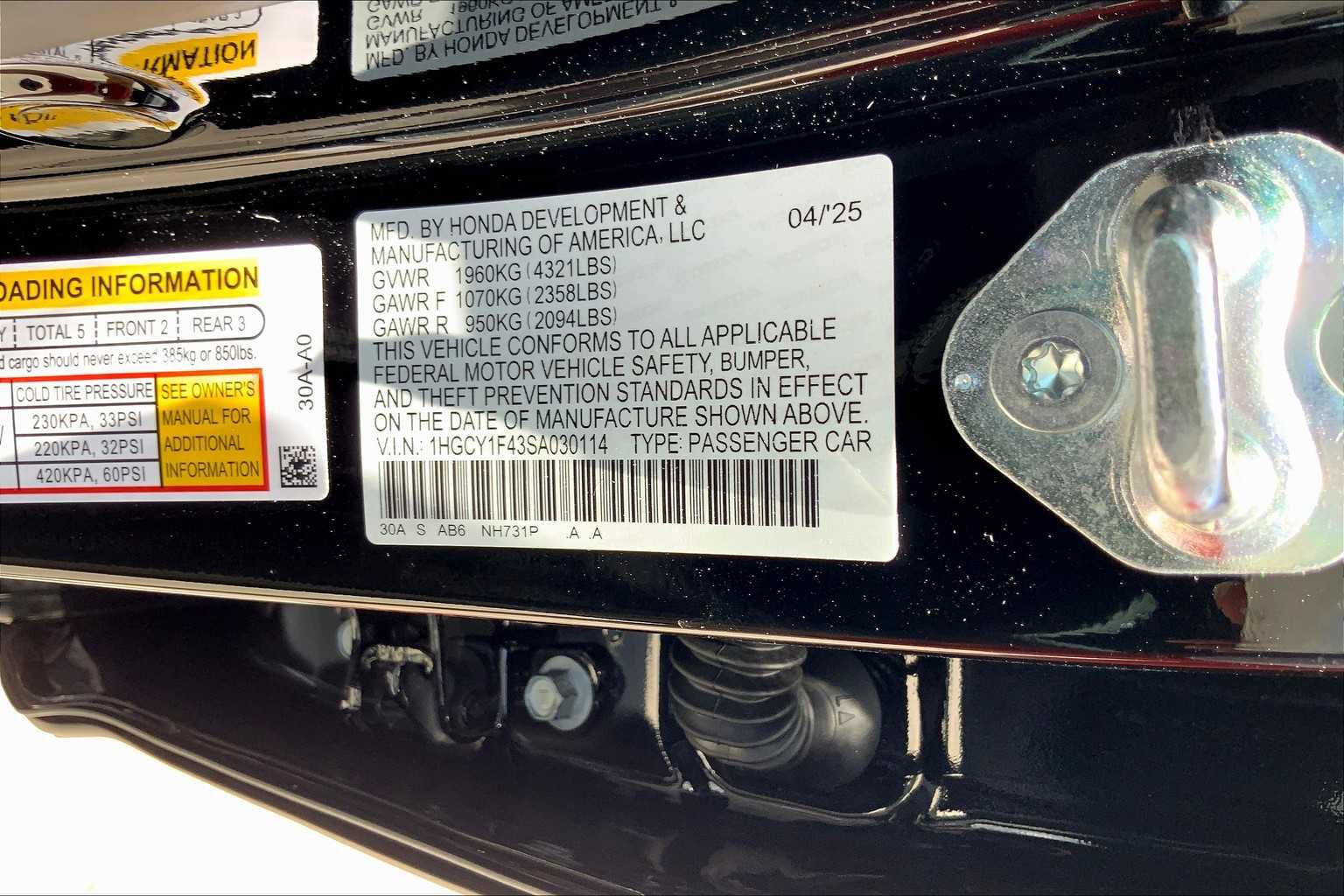 Used 2025 Honda Accord SE image 19