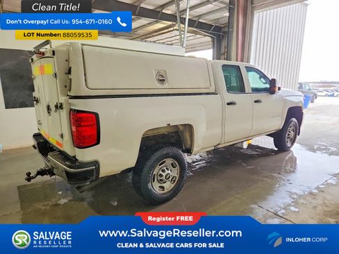 Used 2018 Chevrolet Silverado 2500 W/T w/ Snow Plow Prep Package AWD/4WD image 4