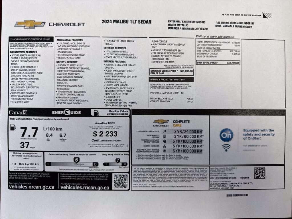 Used 2024 Chevrolet Malibu LT FWD image 25