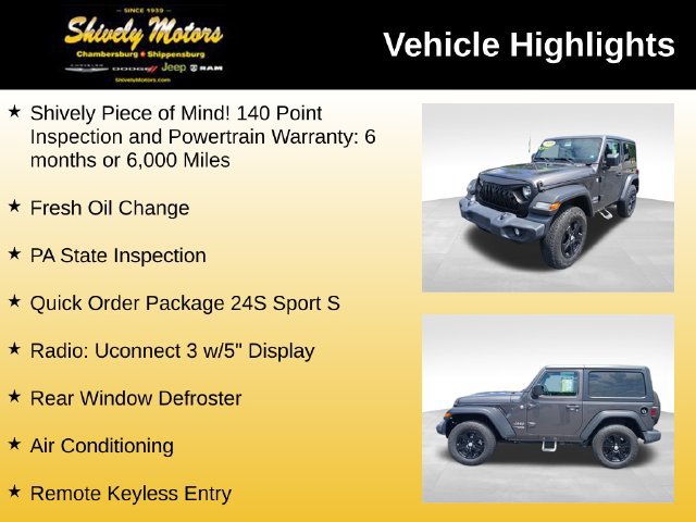 Used 2019 Jeep Wrangler Sport AWD/4WD image 7