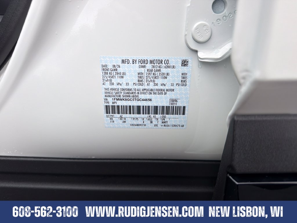 New 2026 Ford Explorer ST w/ Sun And Sound Package AWD/4WD image 30