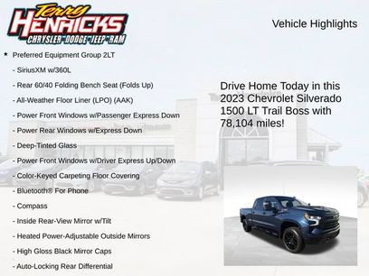 Used 2023 Chevrolet Silverado 1500 LT Trail Boss