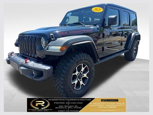 Used 2021 Jeep Wrangler Unlimited Rubicon AWD/4WD image 1