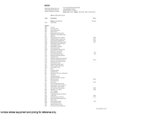 Used 2024 Mercedes-Benz Sprinter 2500 image 2