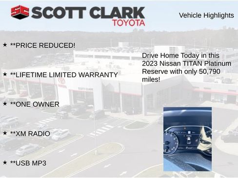 Used 2023 Nissan Titan Platinum Reserve w/ Moonroof Package AWD/4WD image 10