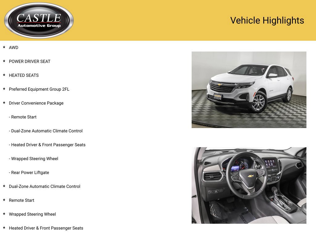Used 2023 Chevrolet Equinox LT w/ Driver Convenience Package AWD/4WD image 3