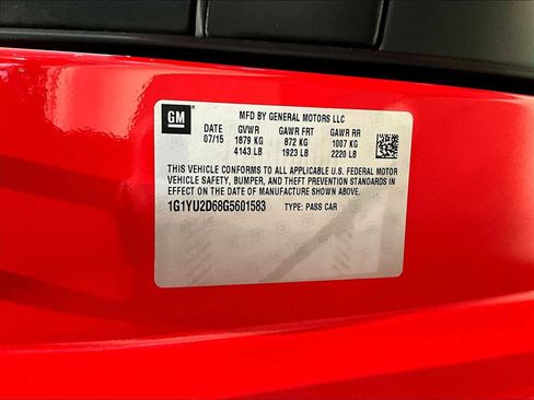 Used 2016 Chevrolet Corvette Z06 w/ 3LZ Preferred Equipment Group image 30