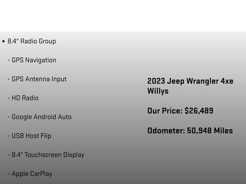 Used 2023 Jeep Wrangler Unlimited w/ Cold Weather Group AWD/4WD image 24