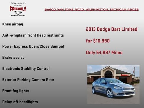 Used 2013 Dodge Dart Limited w/ Technology Group FWD image 25