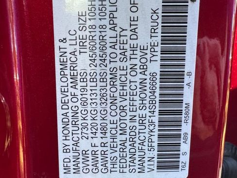 New 2025 Honda Ridgeline Sport image 22