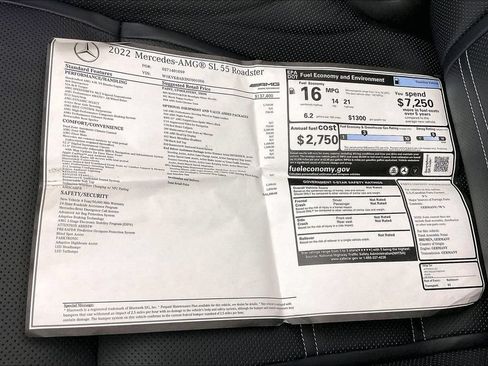 Certified 2022 Mercedes-Benz SL 55 AMG 4MATIC image 22