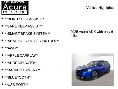 New 2025 Acura ADX A-Spec image 7