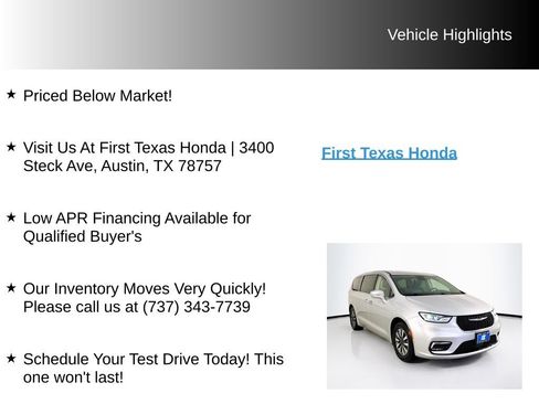 Used 2022 Chrysler Pacifica Touring-L FWD image 9