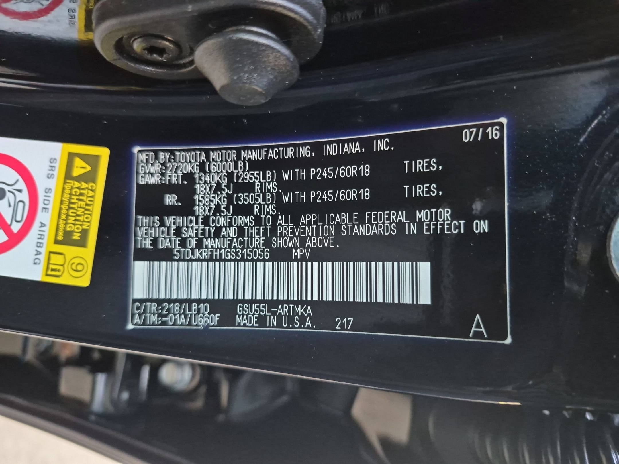Used 2016 Toyota Highlander XLE AWD/4WD image 36