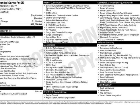 New 2026 Hyundai Santa Fe SE AWD/4WD image 27