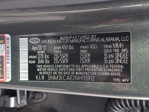 Used 2022 Hyundai Tucson Limited image 27