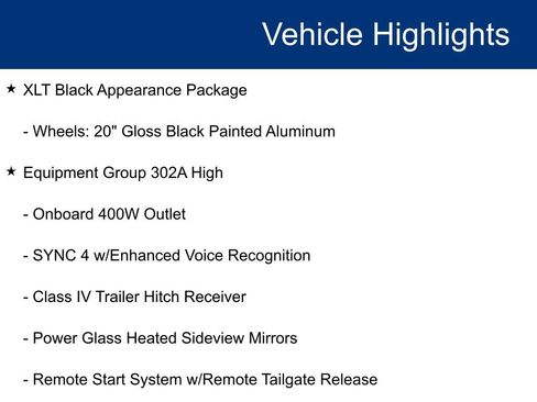 Used 2022 Ford F150 XLT w/ Equipment Group 302A High image 23