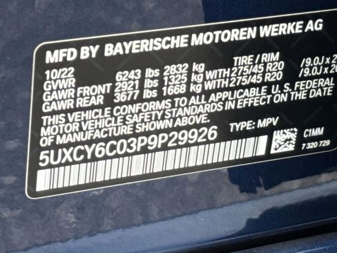 Used 2023 BMW X6 xDrive40i w/ M Sport Package AWD/4WD image 42
