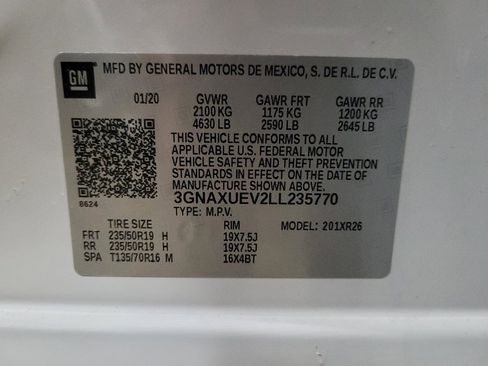 Used 2020 Chevrolet Equinox LT w/ Sport Edition image 33