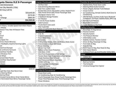 Used 2014 Toyota Sienna XLE image 6