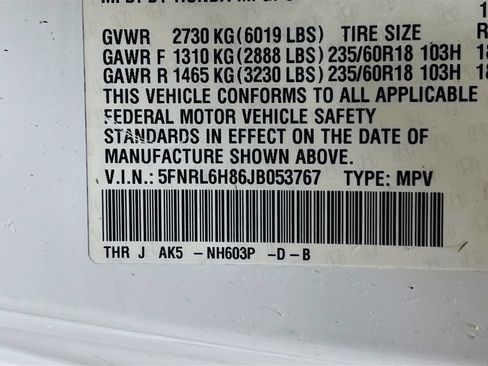 Used 2018 Honda Odyssey Touring image 38