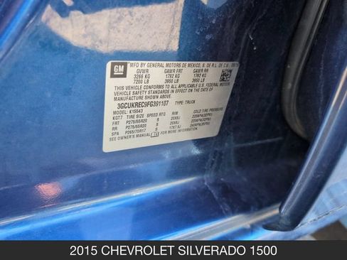 Used 2015 Chevrolet Silverado 1500 LT w/ LT Convenience Package AWD/4WD image 25