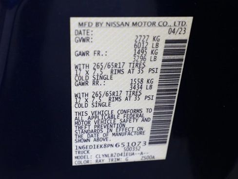 Used 2023 Nissan Frontier SV image 31