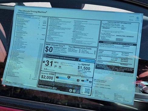 New 2026 BMW 430i Coupe w/ M Sport Package image 17