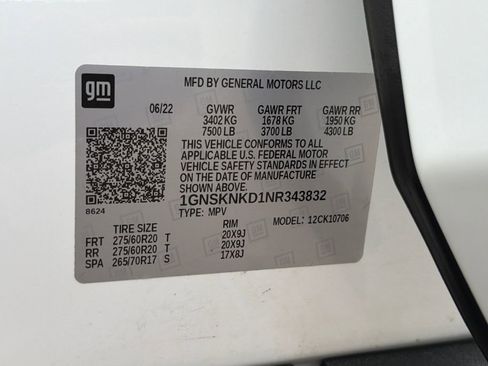 Used 2022 Chevrolet Tahoe LT w/ LT Signature Plus Package image 29