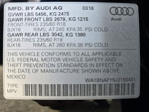 Used 2018 Audi Q5 2.0T Premium Plus w/ Premium Plus Package image 17